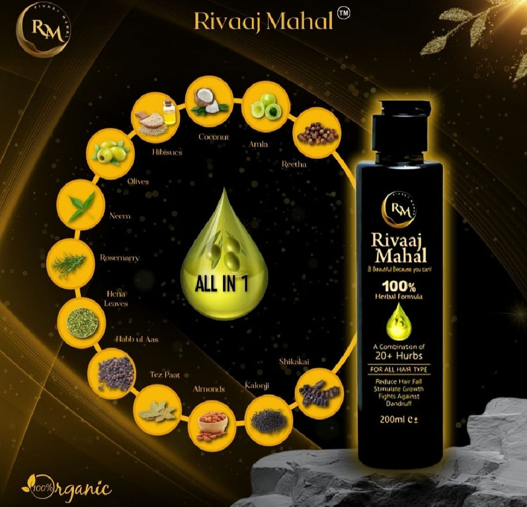 Rivaaj Mahal Hair Oil 200Ml