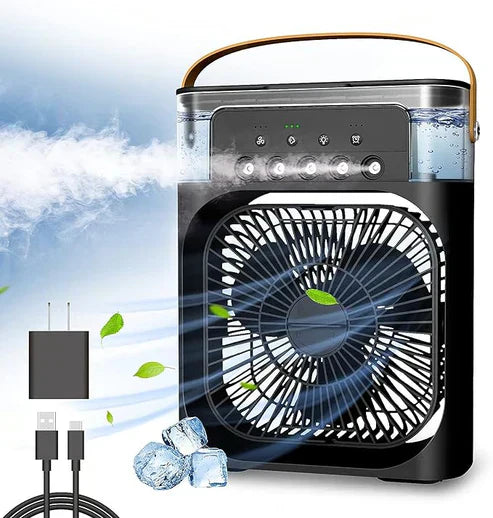 Portable 3 in 1 Mist Air Conditioner Fan | Humidifier Air Cooler