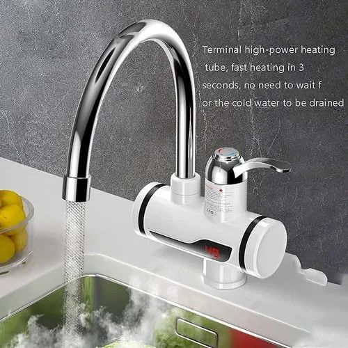 Instant Hot Water Tap Electric Geyser for Bathroom or Kitchen Basin