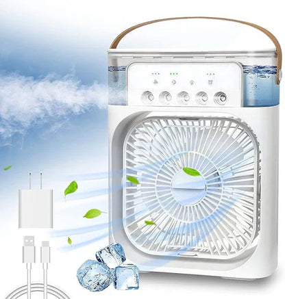 Portable 3 in 1 Mist Air Conditioner Fan | Humidifier Air Cooler